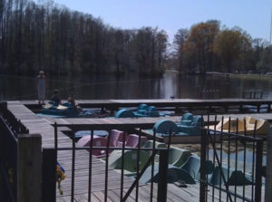 Paddleboat and canoe rentals at Greenfield Lake in Wilmington NC