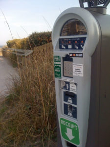 Wrightsville Beach Parking Meter at Beach Access