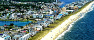 Aerial View of Carolina Beach