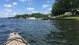 Kayaking and paddleboarding in Conneaut Lake
