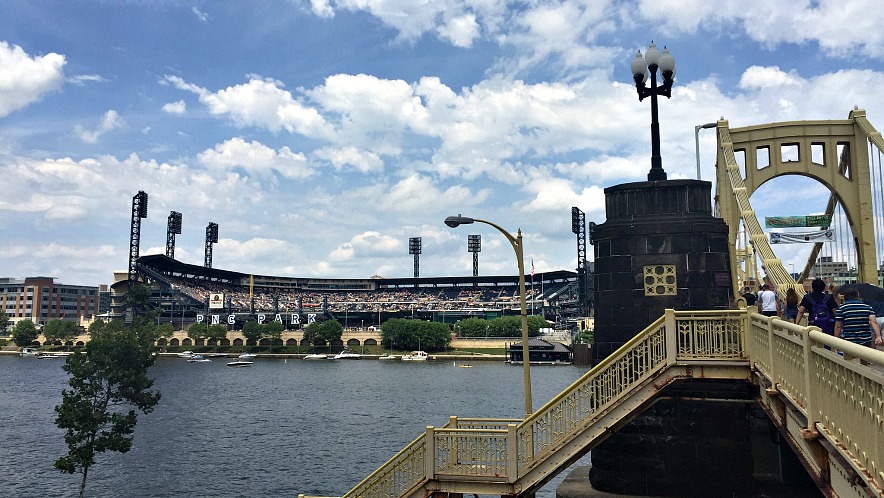 Roberto Clemente Bridge in Pittsburgh